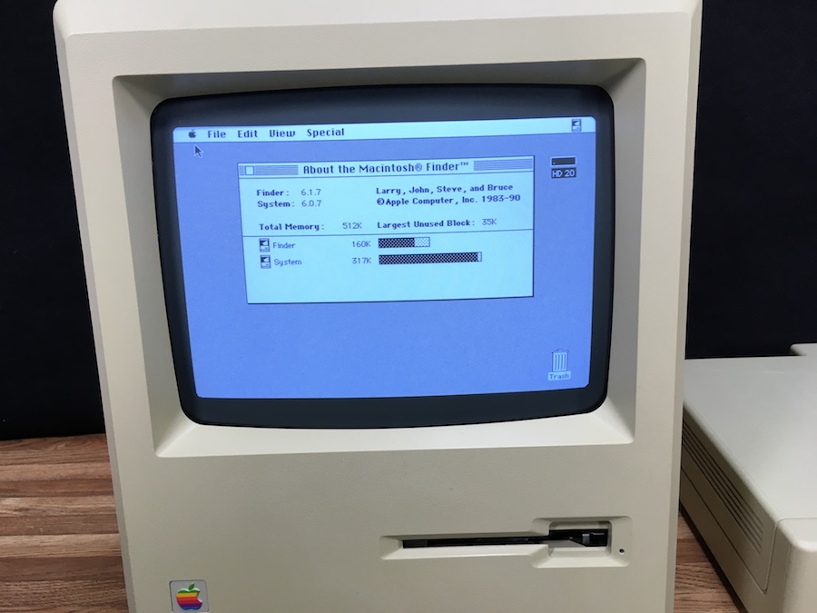 Macintosh 512Ke Enhanced With Hard Disk 20 – Apple Rescue of Denver