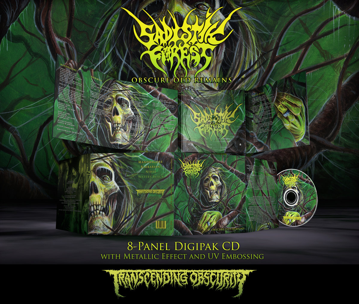 SADISTIK FOREST - Obscure Old Remains 8-Panel Digipak CD with