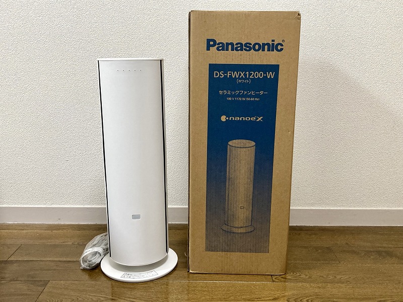 パナソニック】DS-FWX1200 ナノイー X搭載ファンヒーター購入[感想