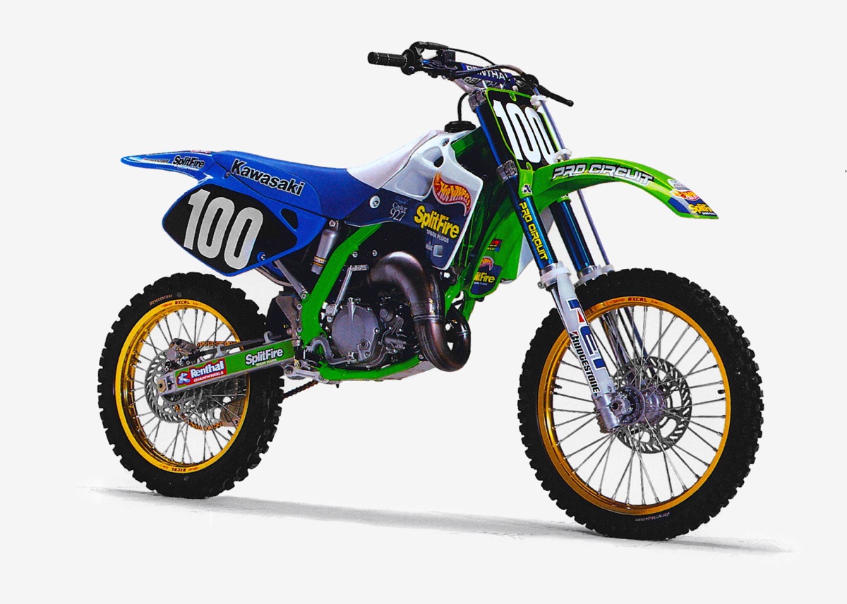 1993 Kawasaki Hot Wheels Retro Graphics Kit - Custom KX KXF Decals