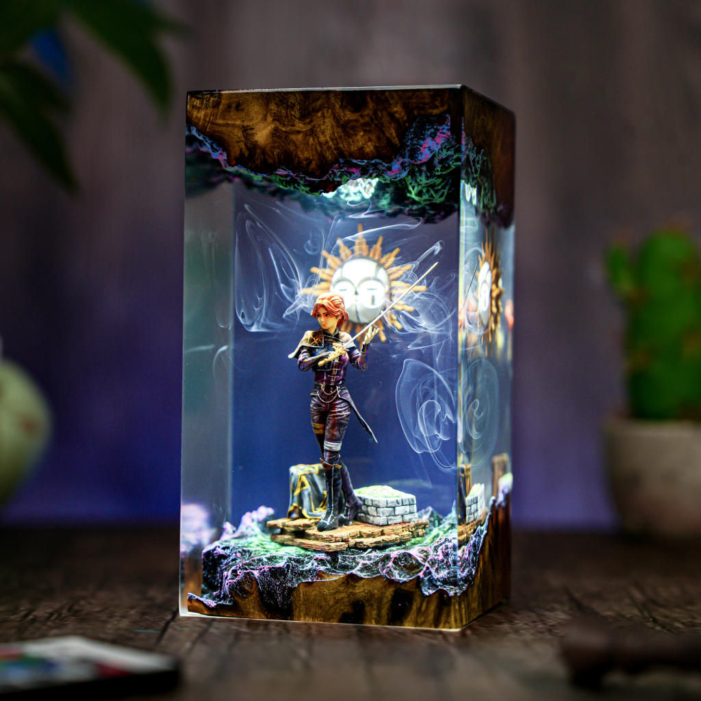 Maelle Clair Obscur Expedition 33 Lamp - Hirosart
