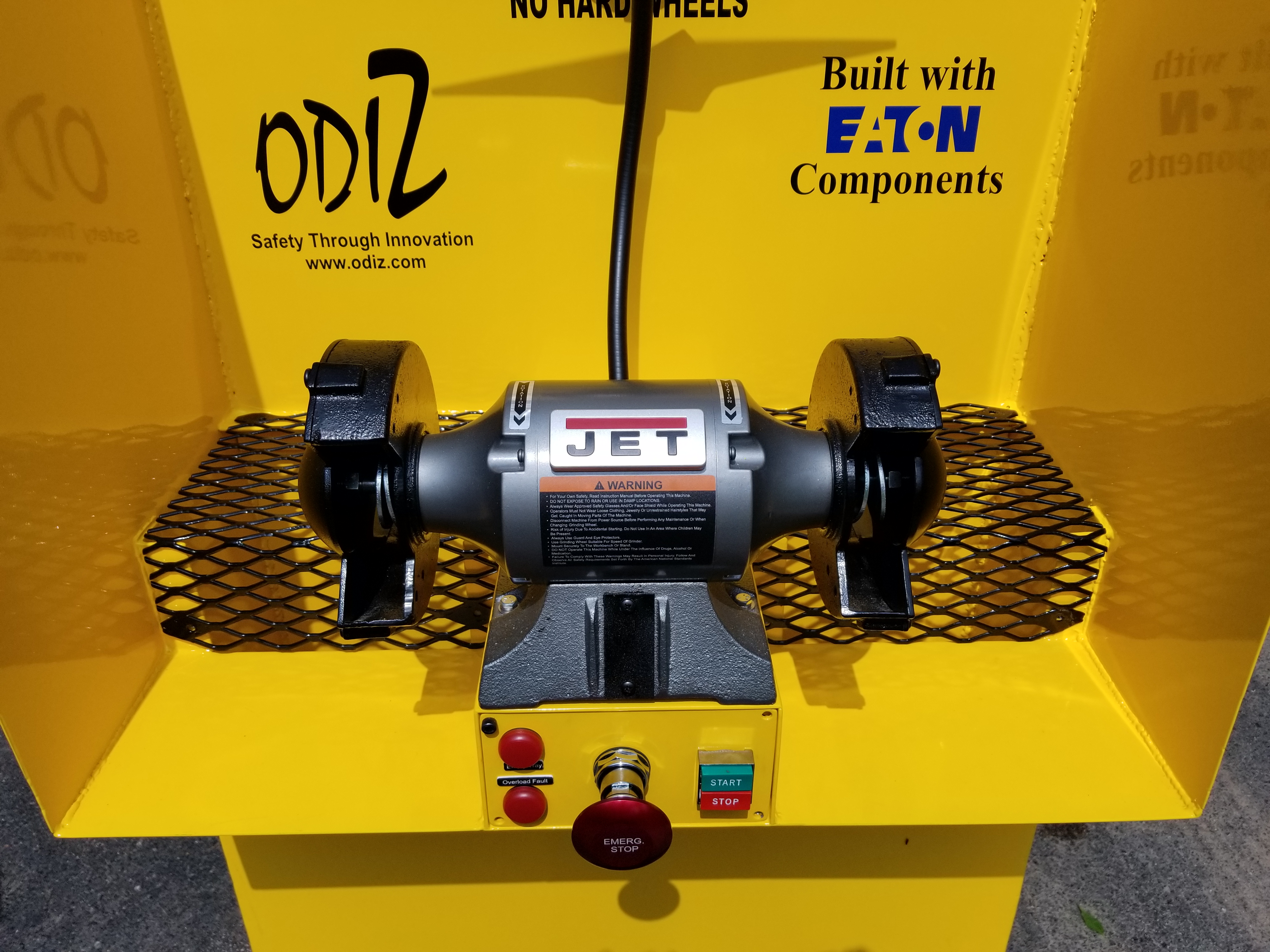 No Go™ Bench Grinder Downdraft Table - Odiz Safety LLC