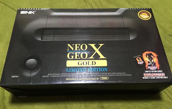 NEOGEO X GOLD Entertainment Systemを開封レビュー | 大阪の