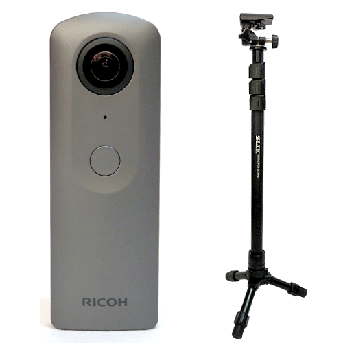 RICOH THETA V リコーシータ V 本体+三脚セット【1週間】 | ママフ合同