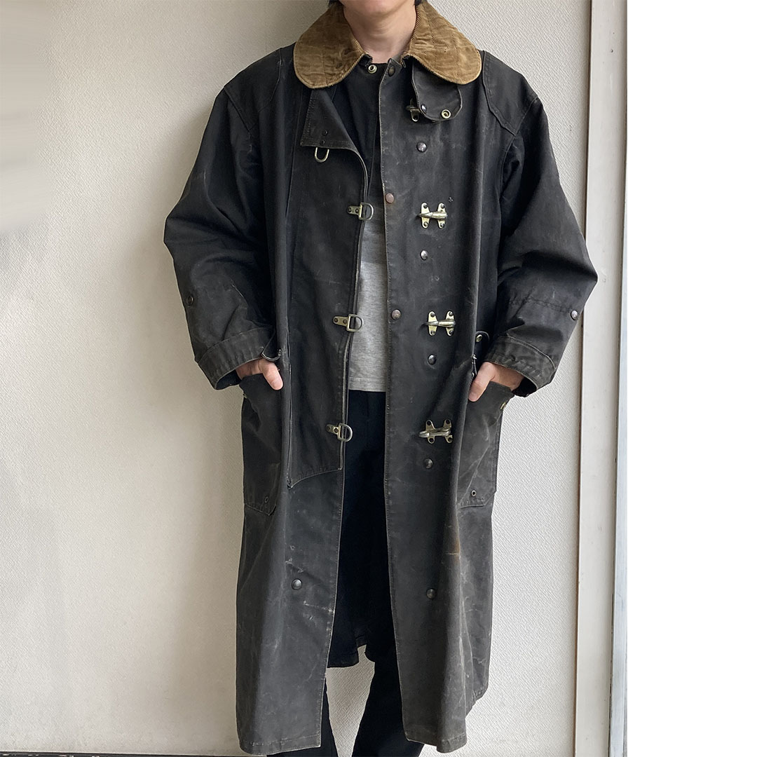 1960年代アメリカ製 ブラックダック生地のファイヤーマンコート