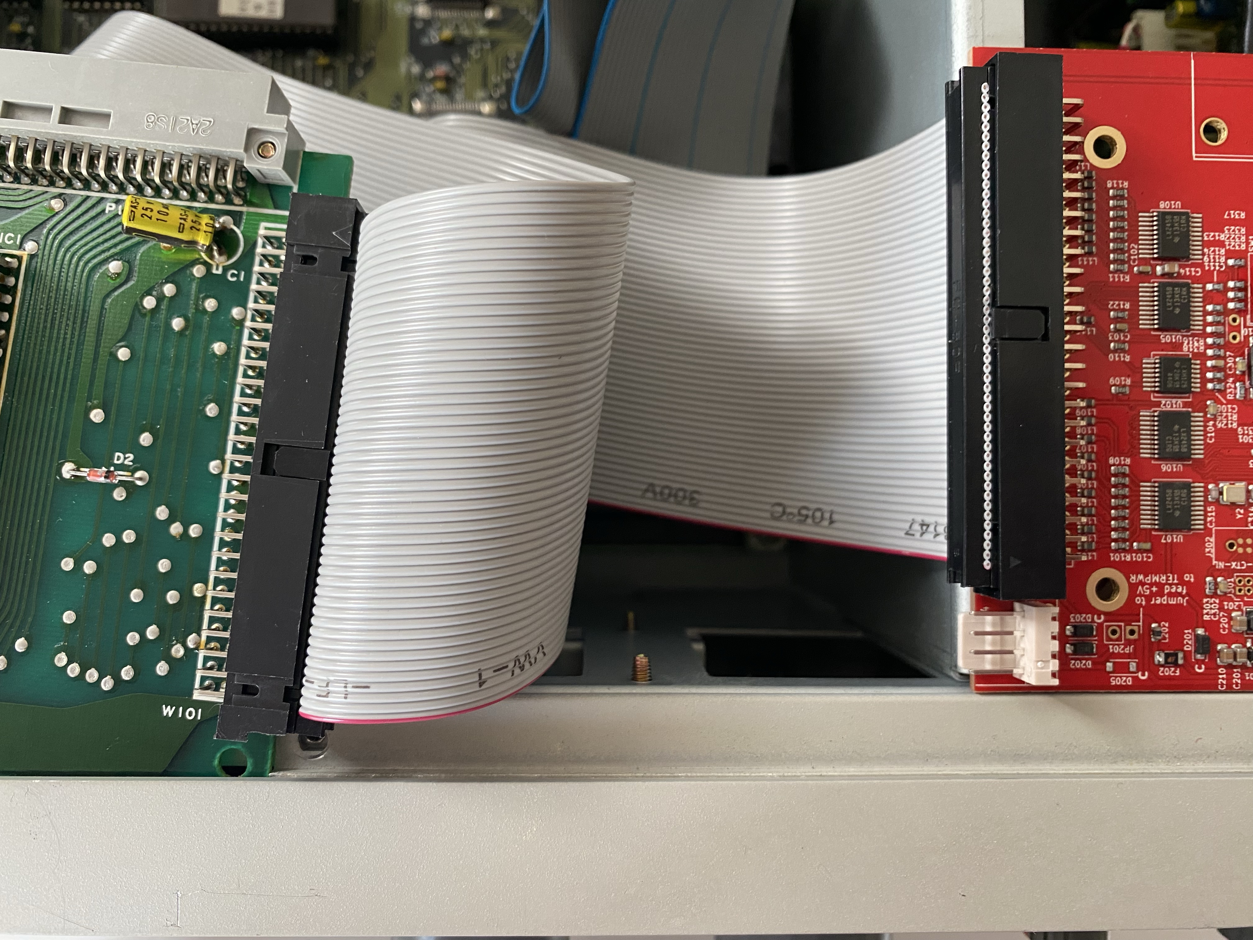 Akai S1100: installing a ZuluSCSI and a new MEANWELL PSU+ZULU SD