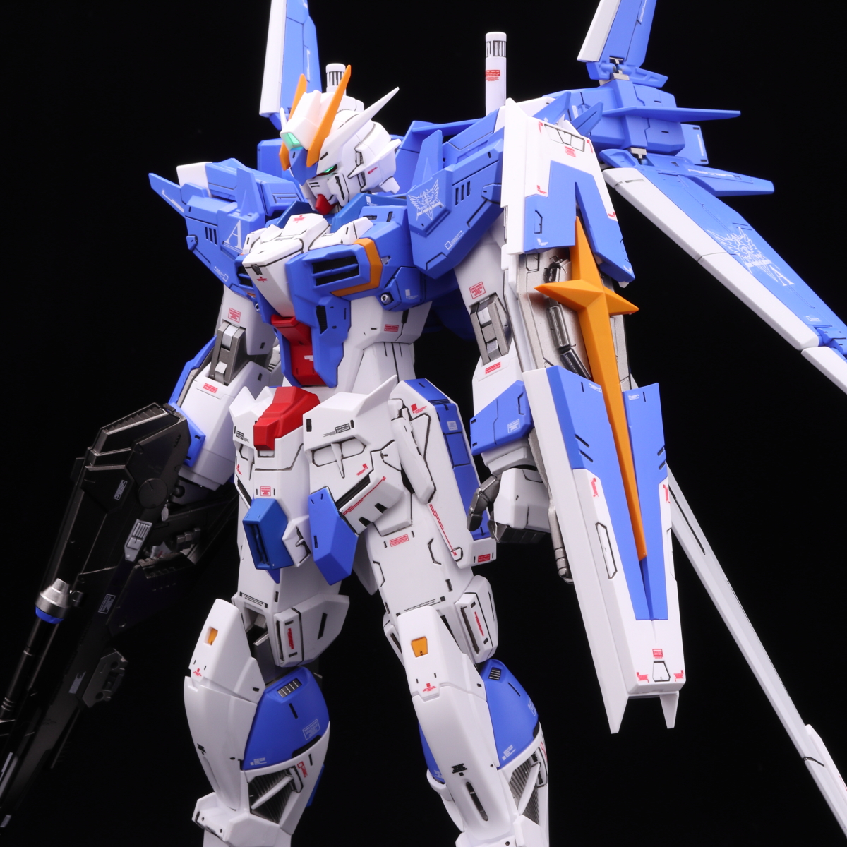 MG 1/100 ガンダムエクスインパルス カラーチェンジ、デカール増量