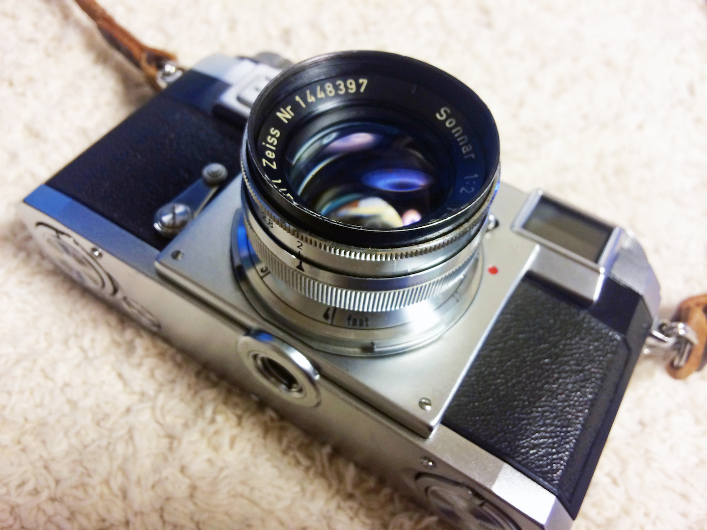 レンジファインダーカメラ「Contax IIa」で撮影に挑戦しました！外観と