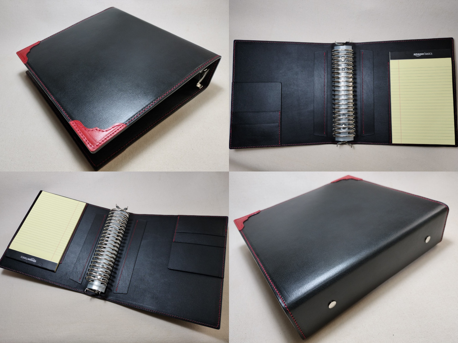 A5-20穴バインダー50㎜リング240108 | 革工房ノーツオーダーメイド革製品