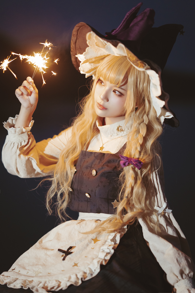 東方Project: 霧雨魔理沙 コスプレ 長袖版 (森森仙) SailorStyle