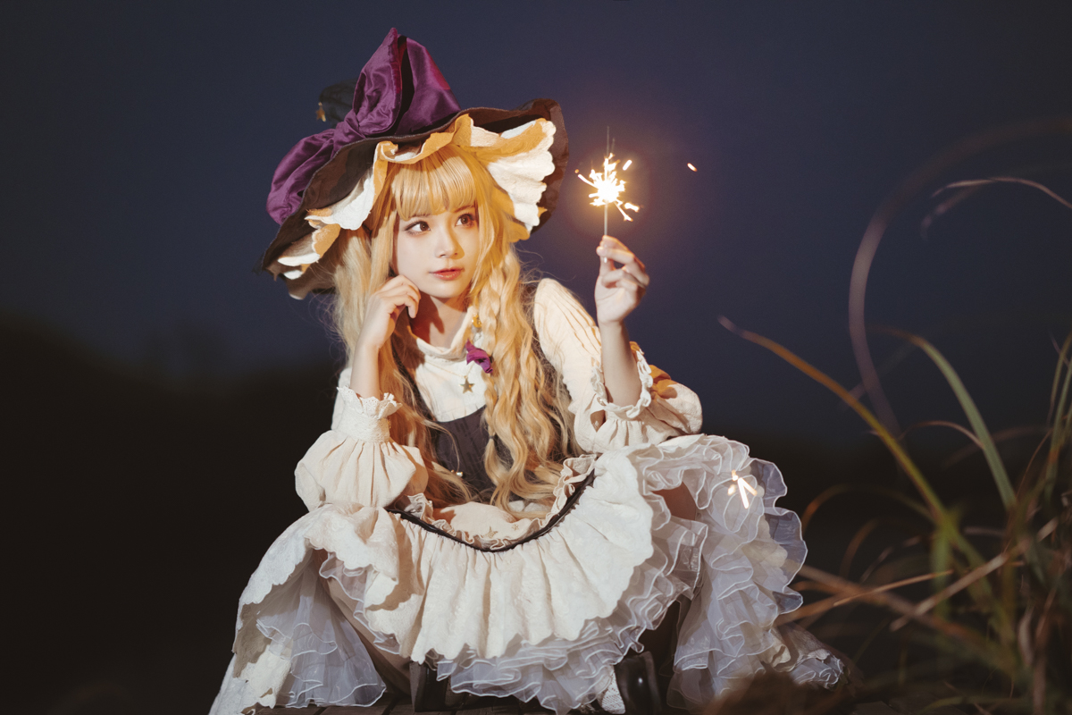東方Project: 霧雨魔理沙 コスプレ 長袖版 (森森仙) SailorStyle