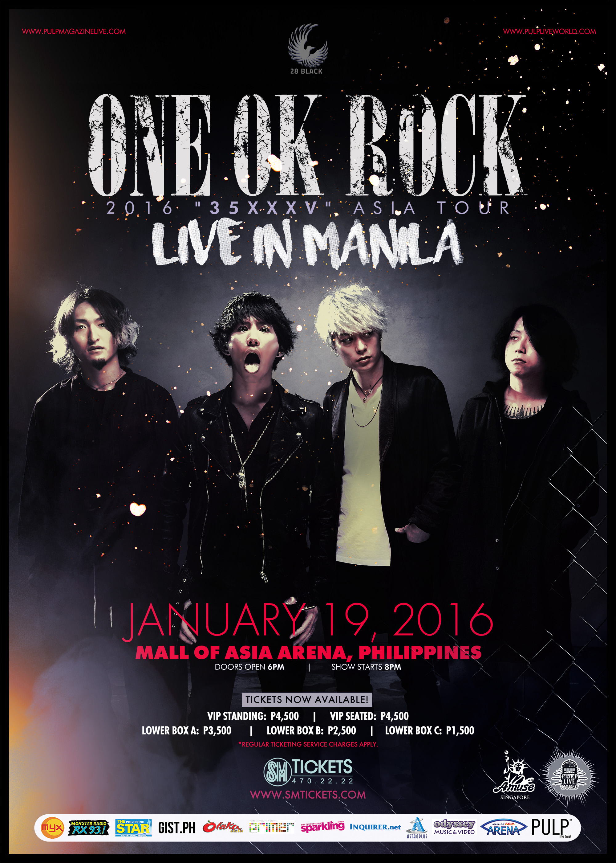 A night to remember: ONE OK ROCK Live in Manila 2016! – Shoujo's