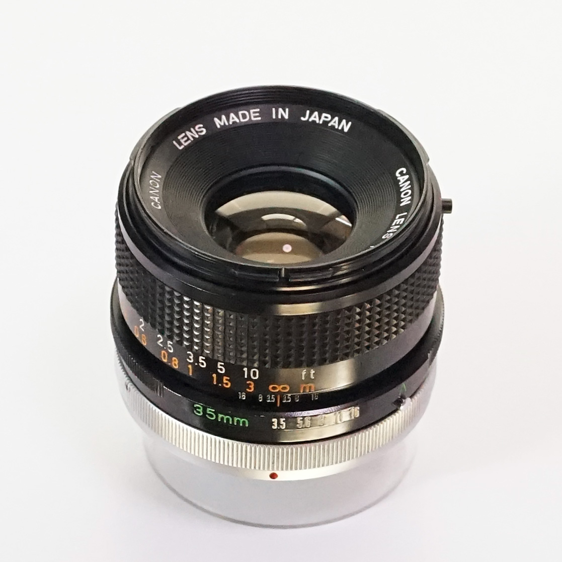 美品/試写有】Canon New FD 35mm f/2.8 オールドレンズ 美品/試写有