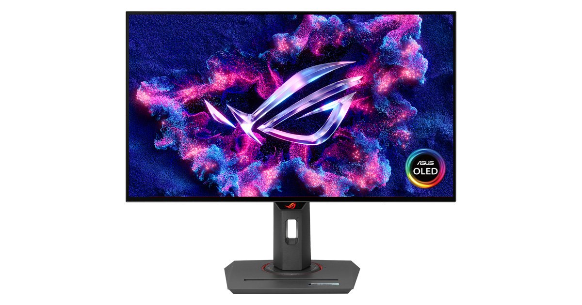 リフレッシュレート480Hz対応のゲーミングモニター「ROG Swift OLED