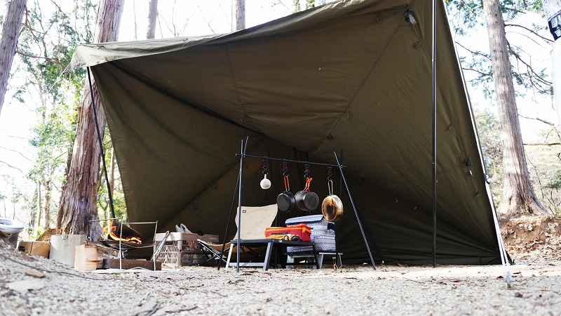 417【キャンプ】バンドック ソロティピー1TC アレンジスタイルの紹介