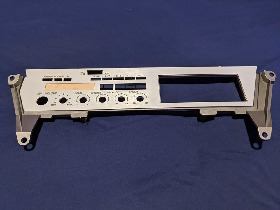 280ZX Radio Faceplate LHD – The parts you need, For your Z