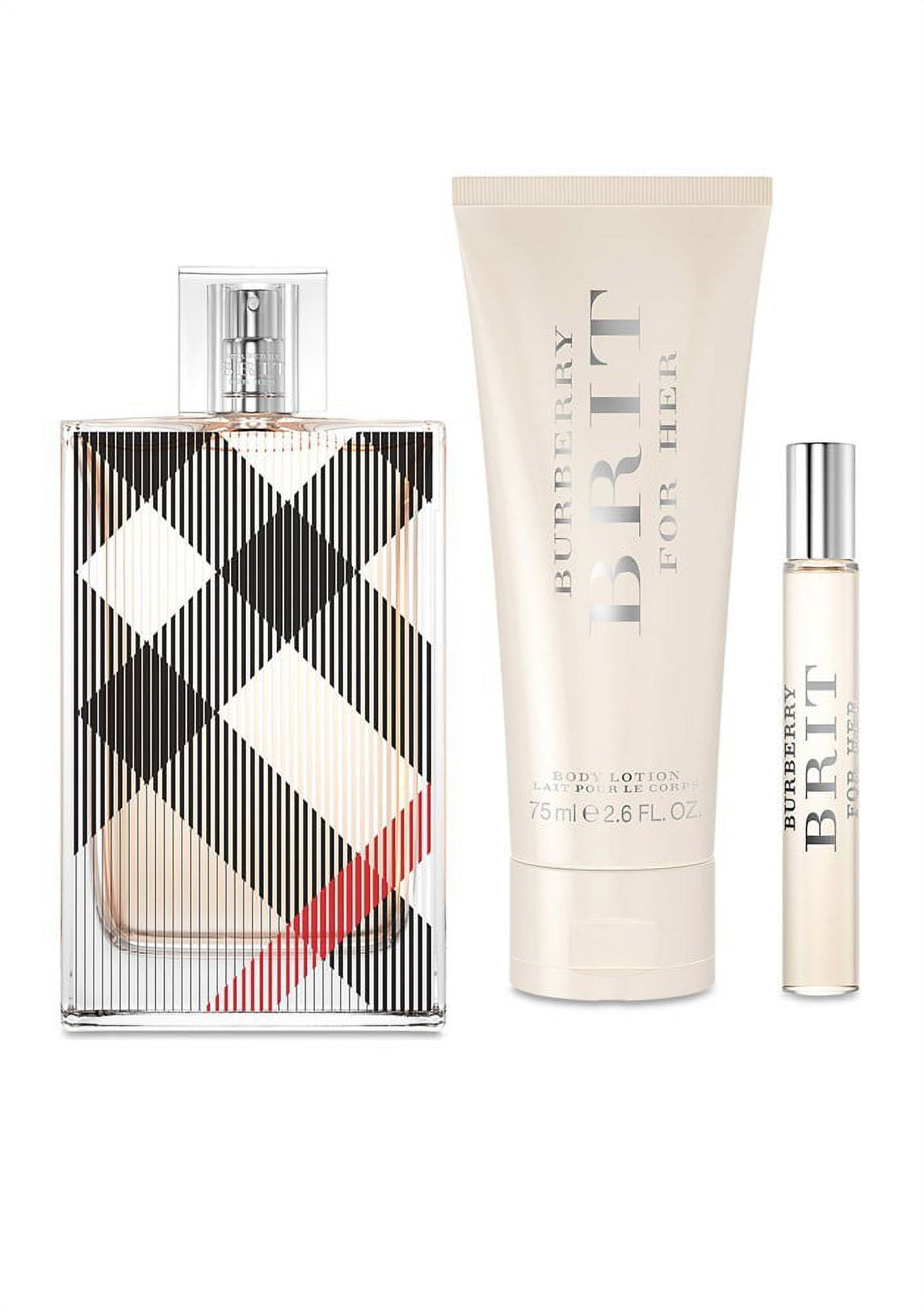 Burberry Brit Perfume Gift Set for Women - 3 Piece - Walmart.com