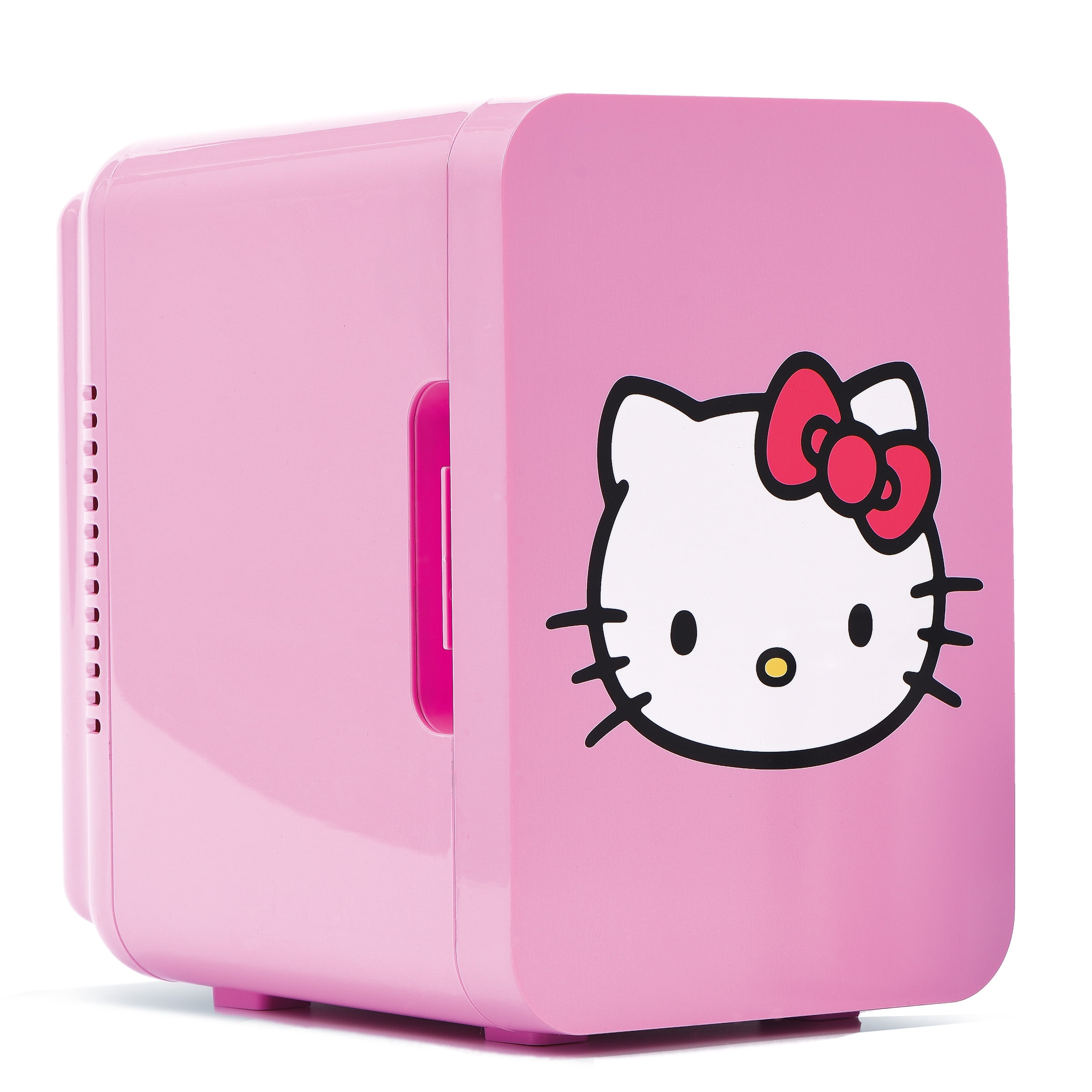 Hello Kitty Pink 6 Can AC Mini Fridge Thermoelectric Cooler 4