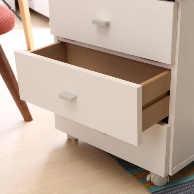 ドレッサー 幅45cm コスメボックス 完成品 コスメ 化粧品 収納 ミラー