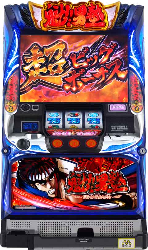 SLOT魁!!男塾 パチスロ スロット 機械割 天井 初打ち 打ち方 スペック