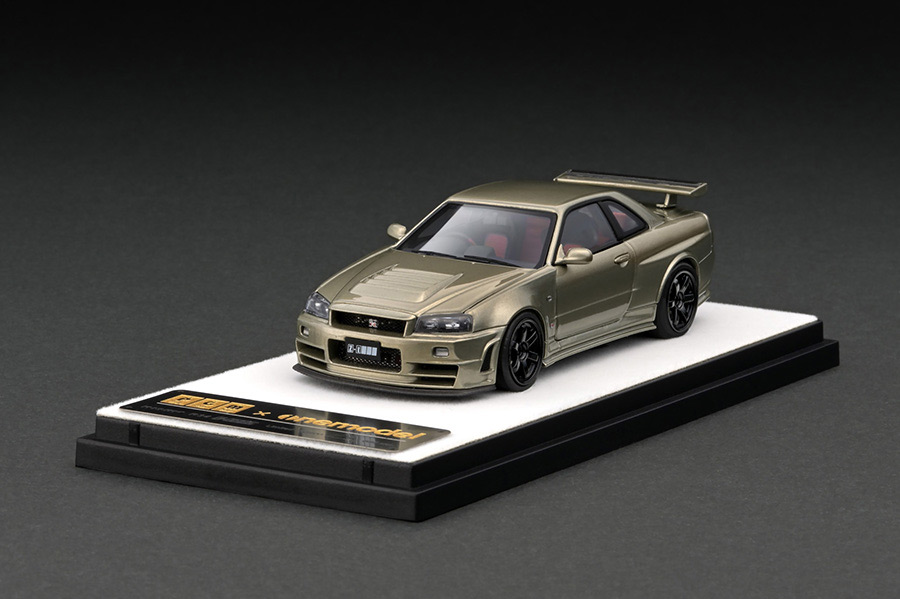 PGM-430103-1 1/43 Nismo R34 GT-R Z-tune Jade Green | LINE UP