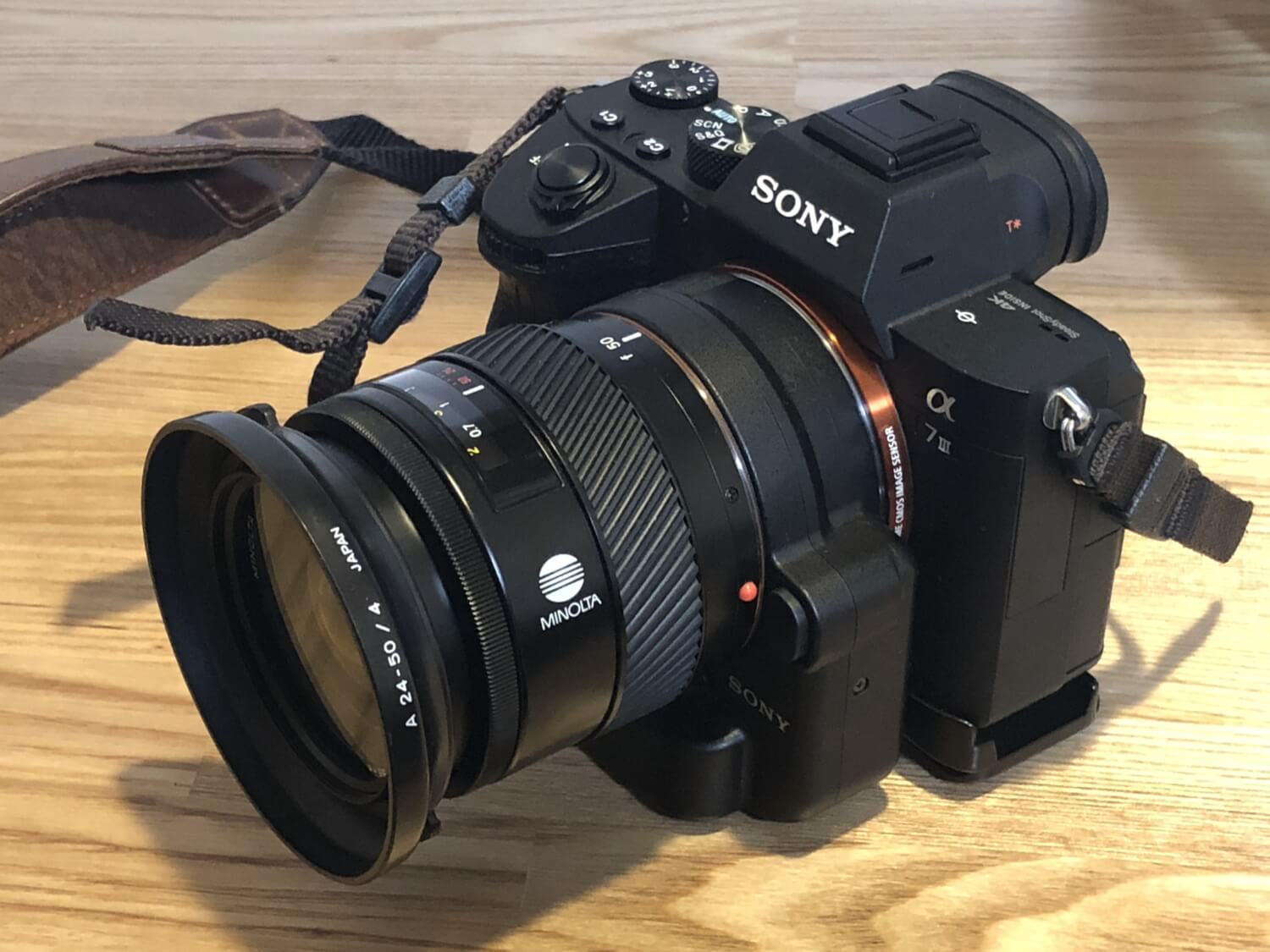 SONY マウントアダプター LA-EA4 レビュー】α7IIIにMINOLTAレンズを