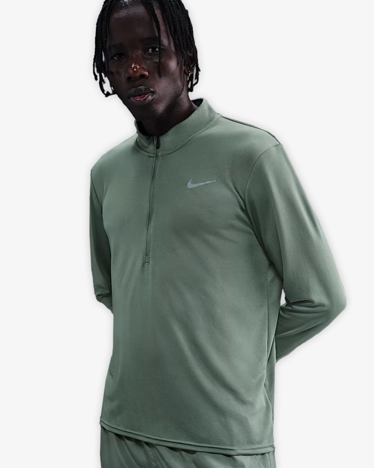 Nike Pacer Half Zip Clay Green