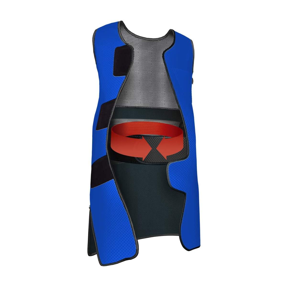 ワンダーライト フィットコート X線防護用前掛 24-6252-0001 ブルー