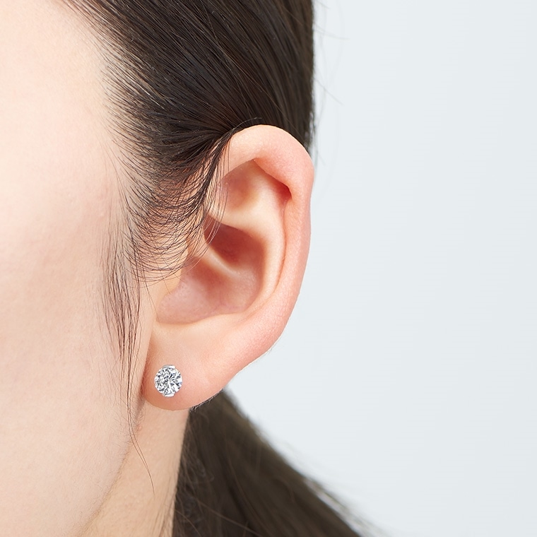 S003 ラボグロウンダイヤモンド/ピアス/0.50ct(プラチナ): SHINCA