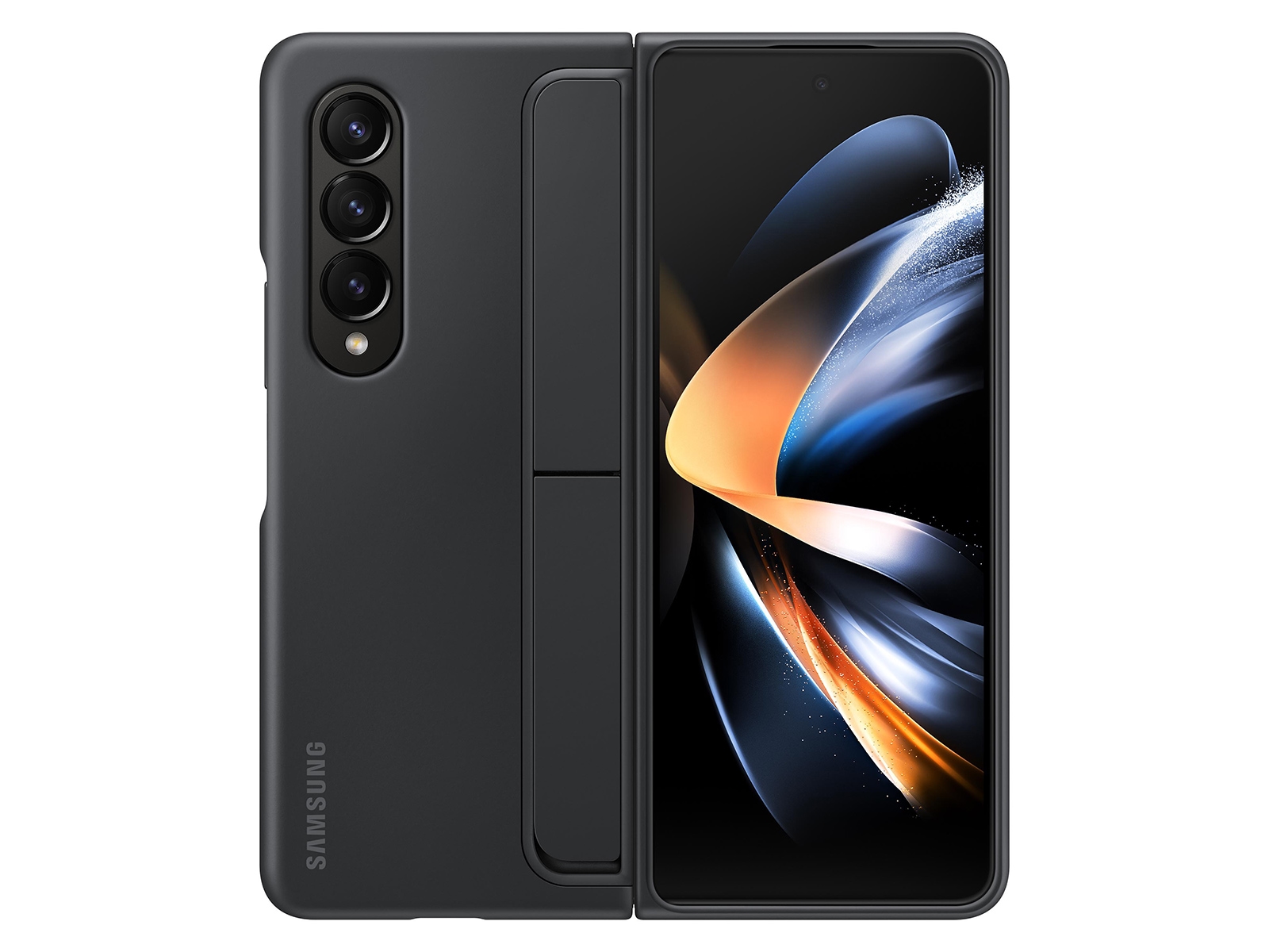 Galaxy Z Fold4 Standing Cover with S Pen Black Mobile Accessories