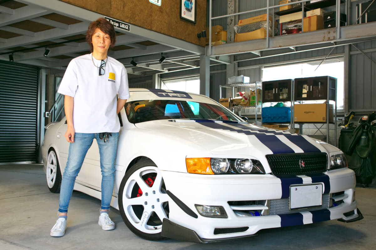 200万円のトヨタ100系「チェイサー」を450万円かけドリ車に！ 20代の頃