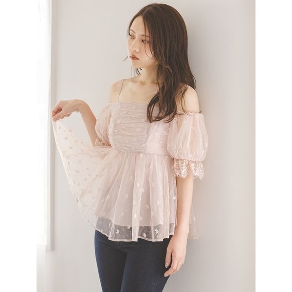 バリエオフショルレースチュニック | スナイデル(SNIDEL) | マルイ