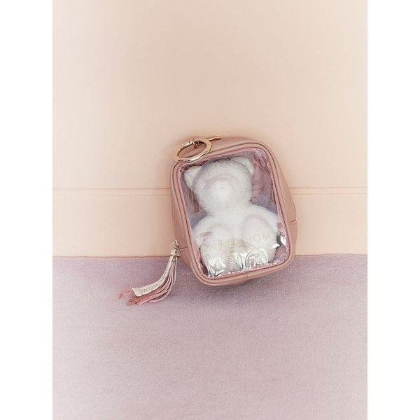 snidel ポーチチャーム付きUVカットアームカバー ライトピンク