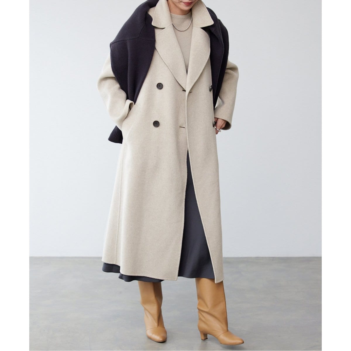 あさっぷ】IENA スーパー160ダブルフェイスフードCT ナチュラル IENA