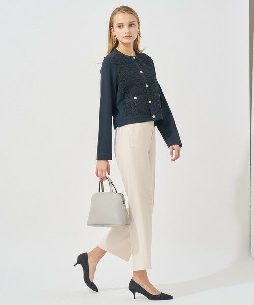 Eternal Line 2025】ミックスツイードコンビジャケットカーディガン