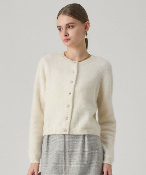 フラッフィアソート釦カーディガン （カーディガン・ボレロ）｜ANAYI