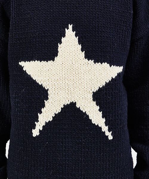 THRIFTY LOOK/スリフティールック】STAR HAND KNIT R （ニット