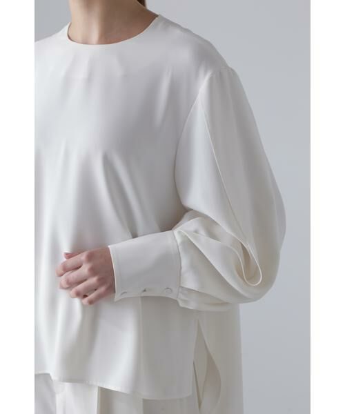 ◇コンパクトサテンブラウス （シャツ・ブラウス）｜ADORE / アドーア