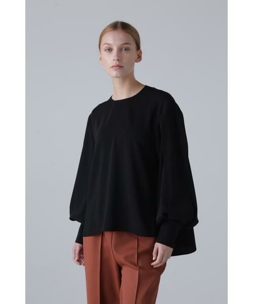 ◇コンパクトサテンブラウス （シャツ・ブラウス）｜ADORE / アドーア