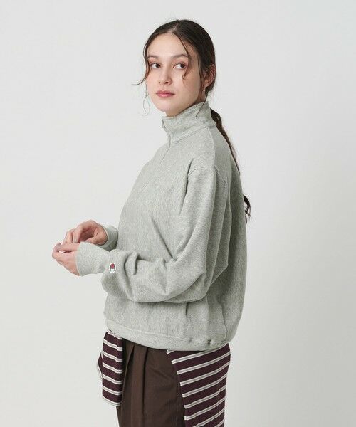 セール】 【別注】＜Champion＞ハーフジッププルオーバー （スウェット