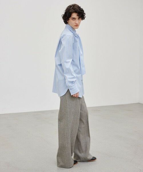 セール】 【洗える】CROIX / コットンボウタイブラウス （シャツ