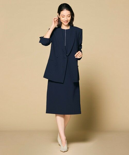 CINDY / クルーネックドレス （ロング・マキシ丈ワンピース）｜BEIGE