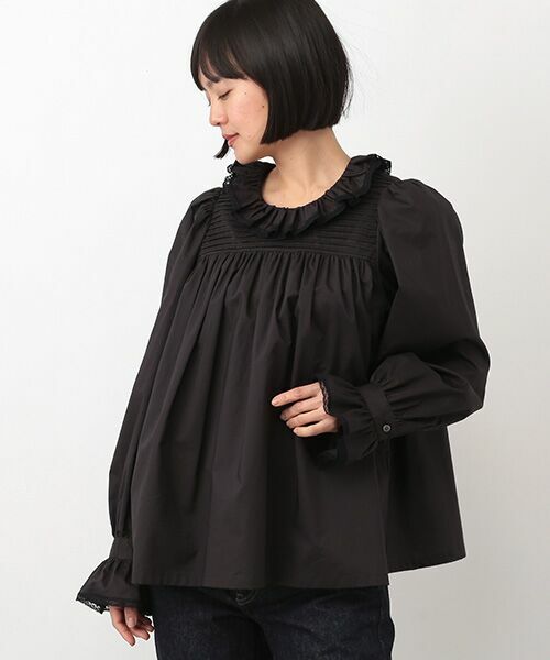 セール】 フリルカラー・ブラウス （シャツ・ブラウス）｜Bilitis dix