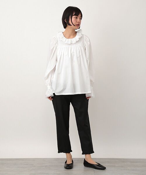 セール】 フリルカラー・ブラウス （シャツ・ブラウス）｜Bilitis dix