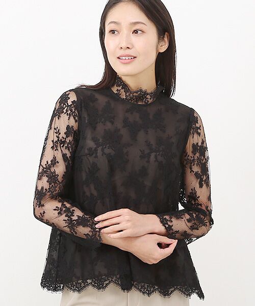 リバーレース・ブラウス （シャツ・ブラウス）｜Bilitis dix-sept ans