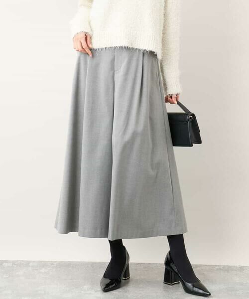 TRソフトストレッチガウチョパンツ/洗える （その他パンツ）｜OFUON