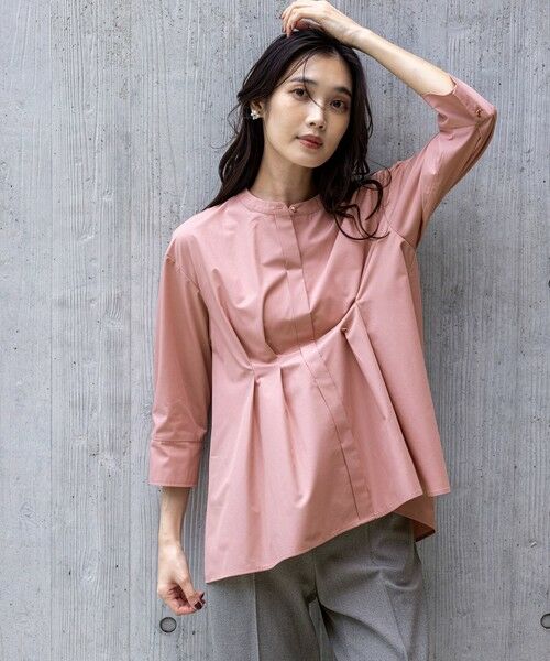 セール】 ウエストタックチュニック ブラウス （シャツ・ブラウス）｜L