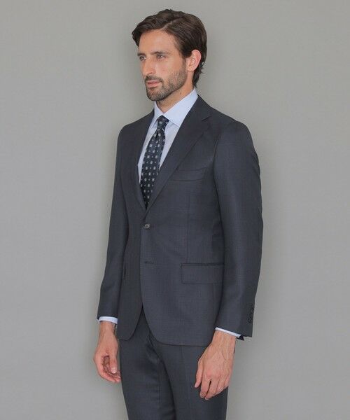 セール】 【NEW BRIDGE】Super110's グレンチェックスーツ