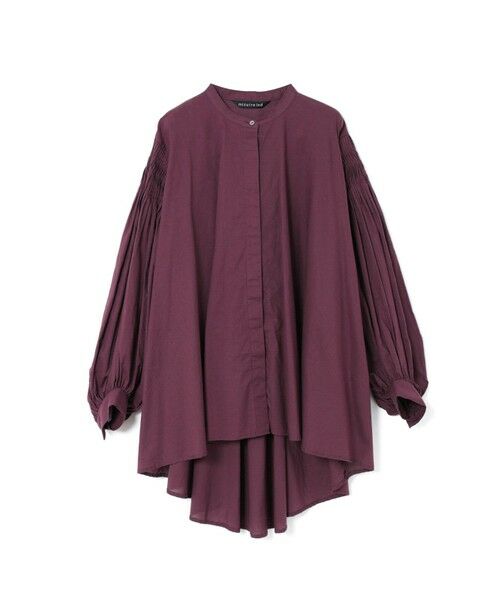 mizuiro ind ピンタックパフスリーブシャツ （シャツ・ブラウス