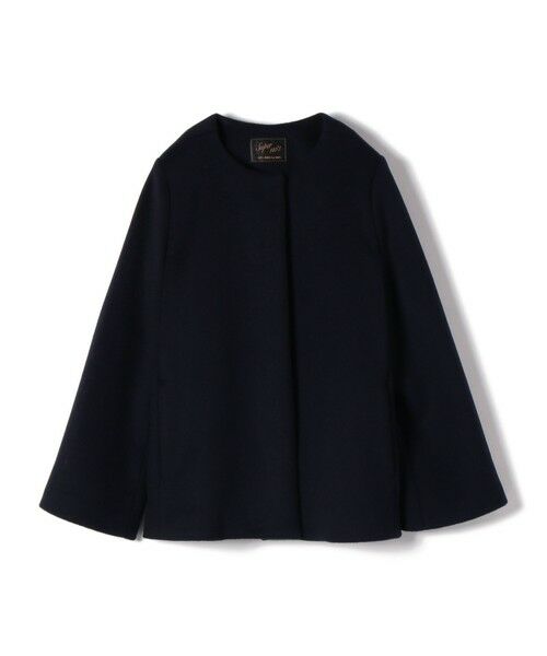 セール】 SUPER140ノーカラーショートコート （その他アウター